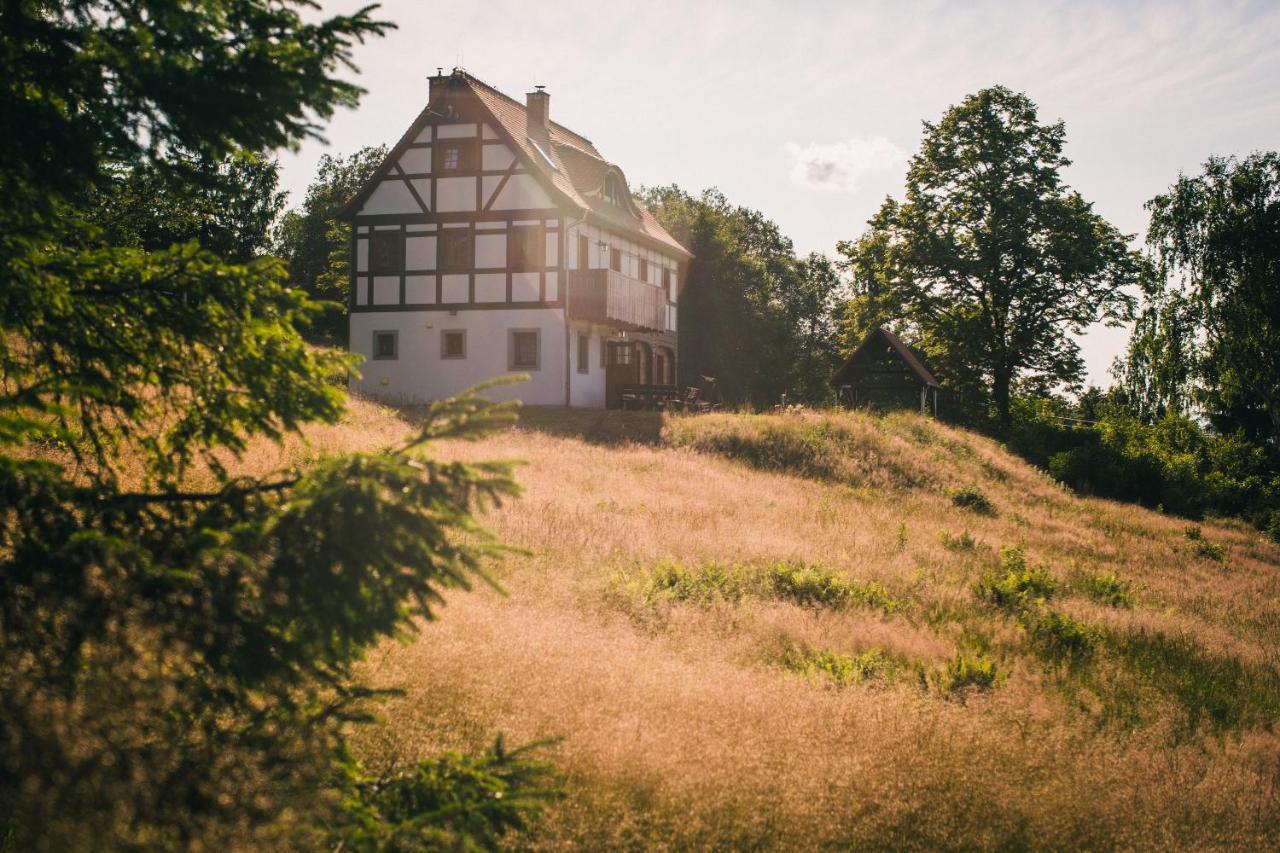 Izerski Horyzont - Dom Z Balia W Lesnej Perspektywie Kopaniec Exteriér fotografie