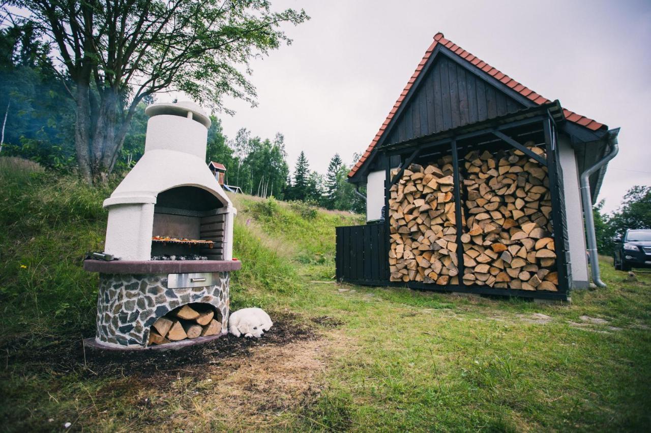 Izerski Horyzont - Dom Z Balia W Lesnej Perspektywie Kopaniec Exteriér fotografie