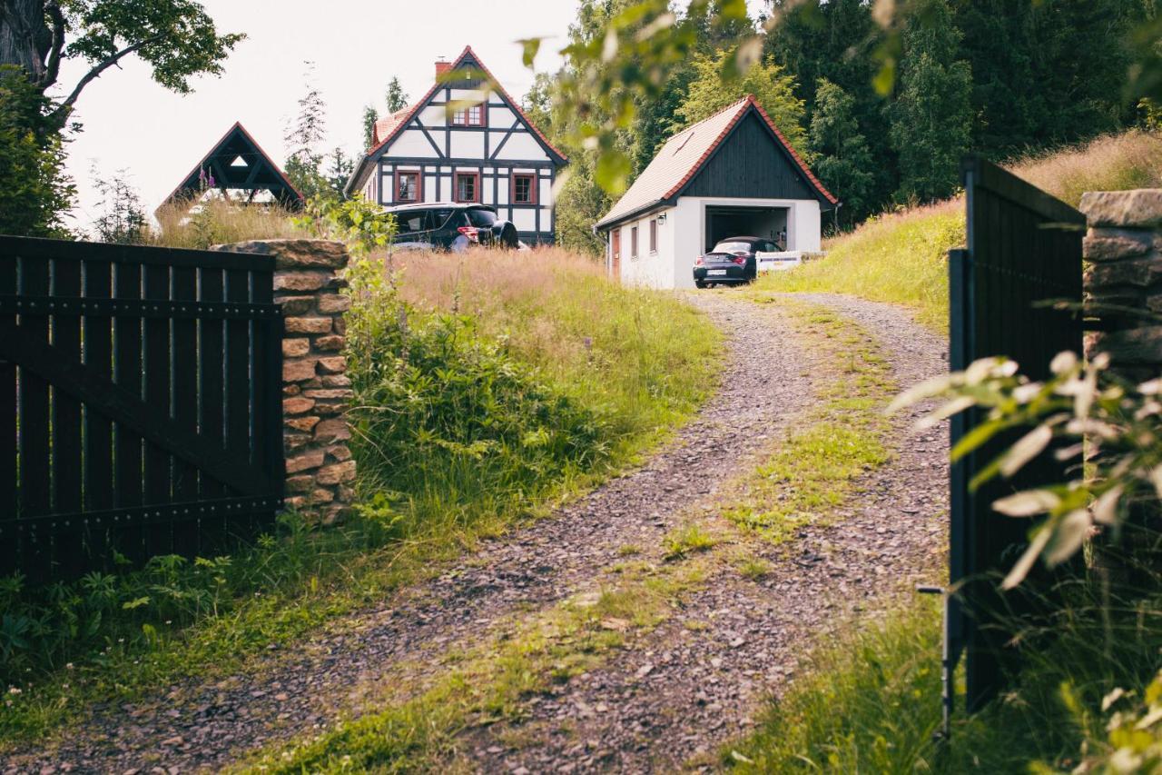 Izerski Horyzont - Dom Z Balia W Lesnej Perspektywie Kopaniec Exteriér fotografie