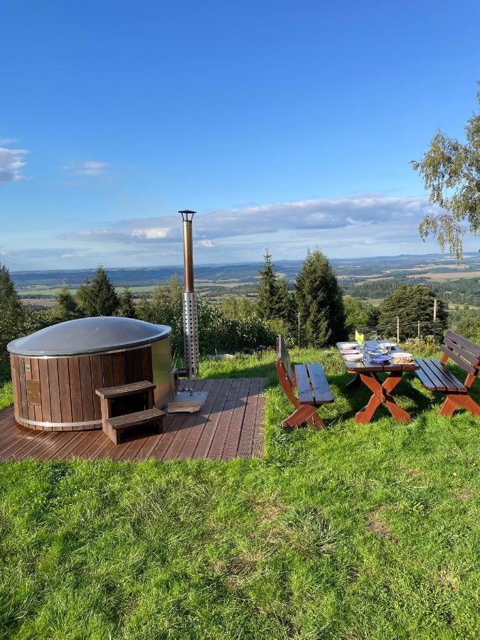 Izerski Horyzont - Dom Z Balia W Lesnej Perspektywie Kopaniec Exteriér fotografie